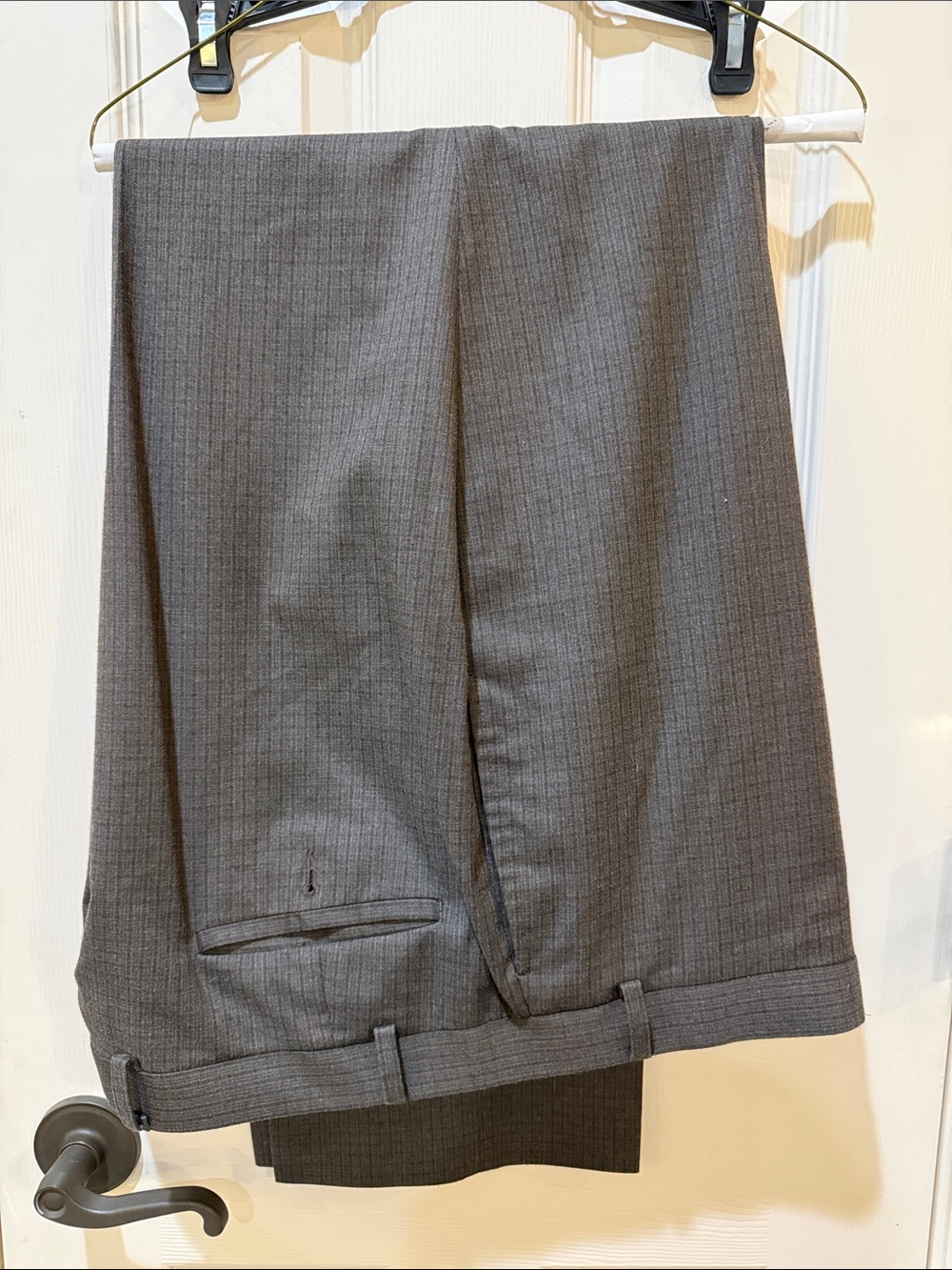 Ralph Lauren Gray Pinstripe Flat Front Men's Shorts